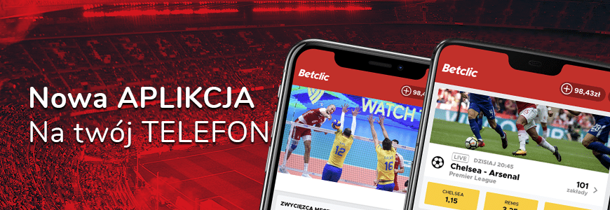 Aplikacja mobilna Twojego legalnego bukmachera Betclic